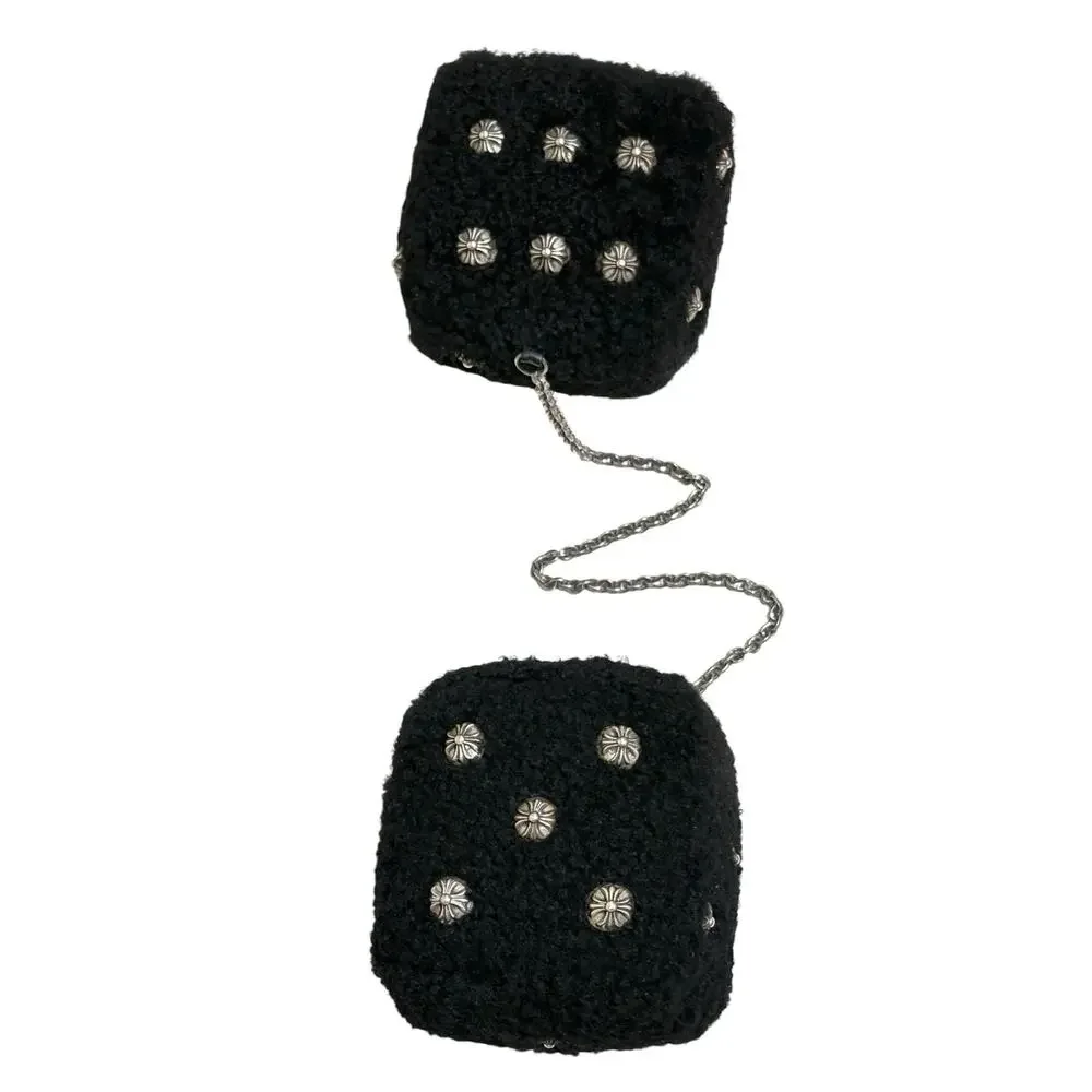 Chrome Hearts Large Fuzzy Dice